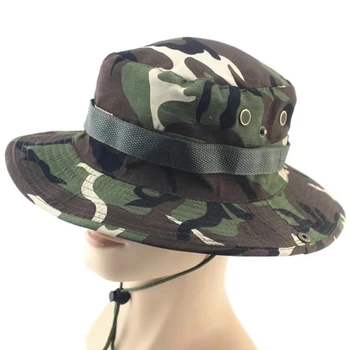 הסוואה טקטי כובע צבאי הכובע כובע לנו צבא כובעי הסוואה גברים ספורט תחת כיפת השמיים, השמש בדלי כובע דייג הליכה ציד כובעים 60 ס 