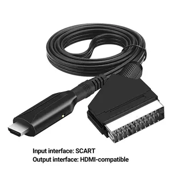 HDMI תואם-כבל נייד Plug and Play פלסטיק 1080P HDMI תואם אודיו וידאו יוקרתיים ממיר כבלים עבור חבר