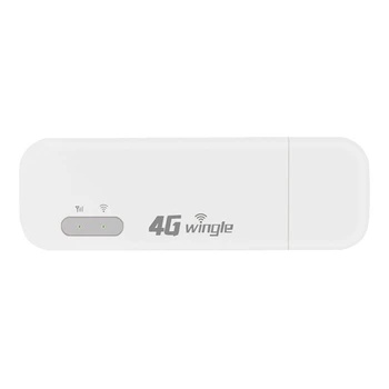 3X 4G Wifi נתב מודם USB סלולרי Wifi 150M Wifi USB Dongle על Wireless Hotspot עם חריץ כרטיס SIM (לבן)