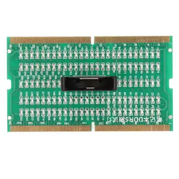 זיכרון המחשב הנייד הבוחן DDR5 תמיכה קדימה לאחור ממשק PCB חריץ זיכרון מבחן כרטיס עם אור