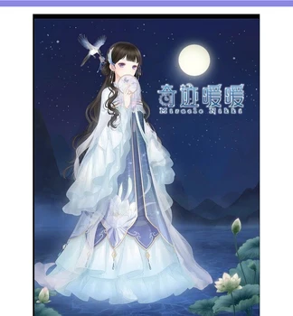 משחק נס ניקי לוטוס סינית מסורתית בסגנון השמלה אביזרים Cosplay תלבושות ליל כל הקדושים תחפושות לנשים בהתאמה אישית