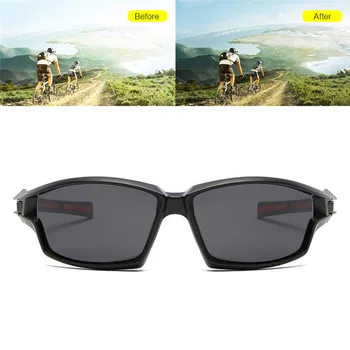 רכיבה על אופניים משקפי שמש מקוטב UV400 משקפי שמש גברים חוצות ספורט הגנת UV הרים אופני כביש אופניים דיג משקפיים#288199
