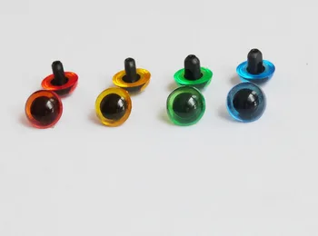 50pcs/lot 9/10.5/12/13.5/15mm handscrew כפתור עיניים צבעוני צעצוע חדש עיניים עבור diy הרגשתי ממצאים-כחול/ירוק/אדום/צהוב/חום