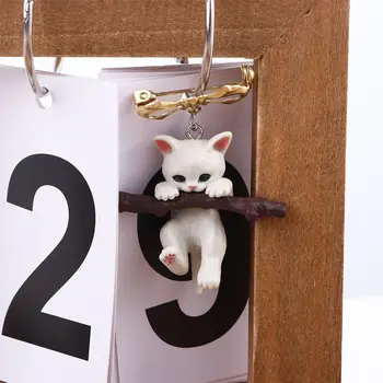 סיטונאי קוריאנית Kawaii 3D חתול הסיכה מצחיק עדין שרף בגדים אביזרים מקסימים חיה אישיות החליפה המעיל קישוטים