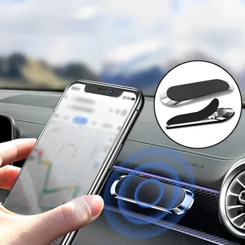 המכונית מגנטי בעל טלפון המגנט המסתובב מיני צורת רצועת טלפון סלולרי הר GPS בעל סטנד לאייפון 14 13 12 Xiaomi סמסונג
