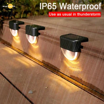 שמש אורות LED חיצוני אורות גן IP65 עמיד למים השמש שלב סיפון אור מנורת אור השמש חצר עיצוב שמש אורות גן