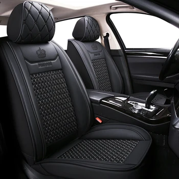 אוניברסלי סט מלא מושב מכונית מכסה עבור אאודי A1 A4 A5 Sportback A6 C5 A3 8P 8L Q5 רכב כרית מגן אביזרים הפנים 차량용품