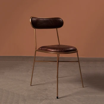מודרני מינימליסטי כיסא סלון מטבח טרקלין וינטג ' כיסא שרפרף מינימליסטי נורדי Chaises-סל אבוס ריהוט הבית