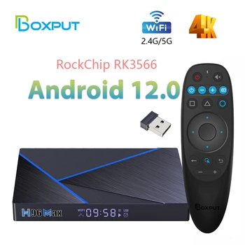 H96 מקס V56 Smart TV Box Android 12 8GB 64GB RK3566 תמיכה 8K USB3.0 Dual Wifi 1000M LAN Media Player H96MAX Set Top Box