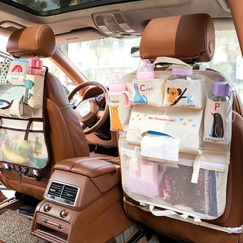 המכונית המושב האחורי אחסון ארגונית קריקטורה חמוד לתלות את התיק מאכסנים סדר מותק הילדים ומשונים במיוחד רכב הפנים אביזרים