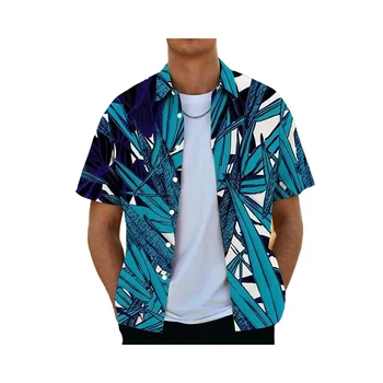 עץ קוקוס חולצות לגברים 3d מודפס של גברים חולצת הוואי Dazn החוף שרוול קצר האופנה צמרות חולצות גברים חולצה Camisa