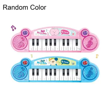 שימושי חשמלי פסנתר צעצוע קל לאחיזה צעצועים מוזיקליים ברור הקול הארה בנים בנות מדומה מקלדת צעצוע מוסיקלי