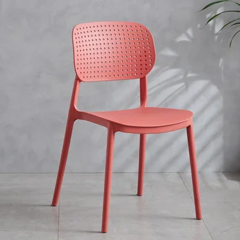 אירופה מטבח, פינת אוכל כיסא פלסטיק מודרני עיצוב חדר שינה כיסא Office עצלן מינימליסטי Chaises-סל אבוס פריטים ביתיים