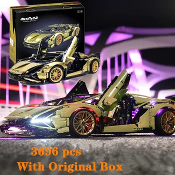 עם קופסא מקורית היי-טק Supercar דגם הרכב מתאים 42115 סיאן רודסטר מודל FKP37 ערכת בניית מודל בלוקים צעצועים, מתנת יום הולדת