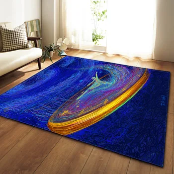 150*200 יצירתי אירופה סוג 3D מודפס השטיחים במסדרון שטיחים שטח אמבטיה לספוג מים הזרקת מחצלות מטבח שטיח שטיח הבית