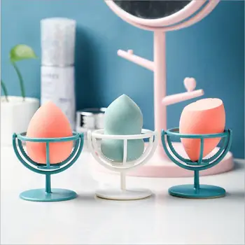 ספוג ביצים אחסון סוגר Rotatable הקיר פודרה מדף איפור יופי ביצה אחסון מדף