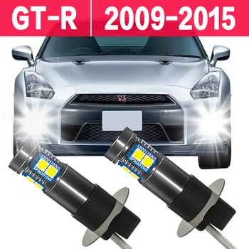 2X רכב LED ערפל אור הנורה עבור ניסאן GT-R 2009 2010 2011 2012 2013 2014 2015 אביזרי רכב לפני ערפל מנורות החלפת