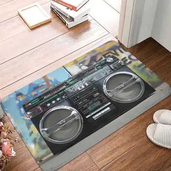 מגניב טייפ סטריאו מוסיקה אנטי להחליק השטיח שטיחון למטבח שטיח מסדרון עם שטיח דלת כניסה דקורטיבית