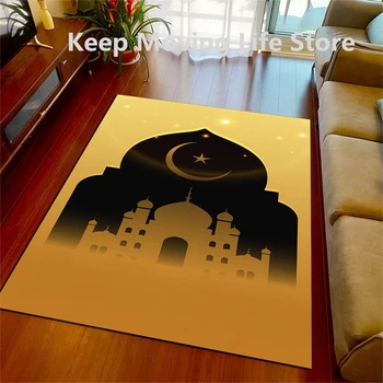 רמדאן האיסלאמי שטיח מחצלת אמונה דתית להתפלל השטיח מסגד מוסלמי קארים כורע פולי מחצלות פולחן תפילה שטיחים לעיצוב הבית