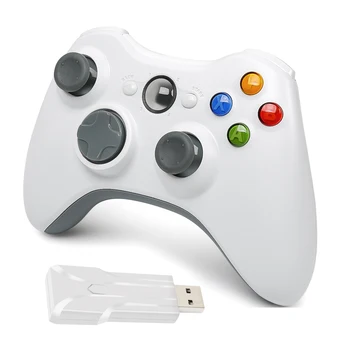 Gamepad עבור ה-Xbox 360 Wireless רטט ' ויסטיק עבור Microsoft מסוף מחשב תואם עם Windows 7 8 10 בקר משחק