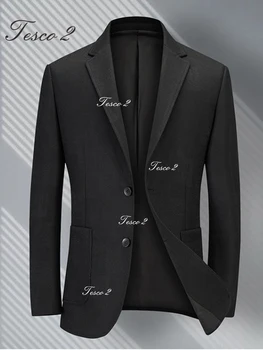 גברים שחורים החליפה ג 'קט סריג דש הז' קט מקרית Slim Fit שיא Lepal חליפה לגברים מסיבת החתונה.