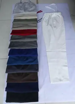 10color באיכות גבוהה אומנויות לחימה וושו מכנסיים ווינג צ 'ון קונג פו טאי צ' י המכנסיים זן להניח טרנינג קפה/שחור/אדום/כחול/אפור