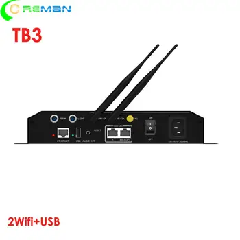 TB1/TB2/TB3/TB4 נובה wifi 3G/4G שליטה מרחוק על כרטיס פרסום מסך led, מטריצה לטלוויזיה שלט led פנל
