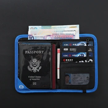 עמיד למים דרכון בעל נסיעות הארנק רב תכליתי קטן כרטיס אשראי ארנק שקית אחסון נייד של מסמך שקית אחסון
