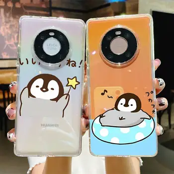 קריקטורה Kawaii פינגווינים טלפון Case for Samsung S20 אולטרה S30 לredmi 8 עבור Xiaomi Note10 עבור Huawei Y5 Y6 כיסוי