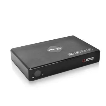 1080P Full HD Media Player MKV RM SD USB HDD עם HDMI VGA+1TB דיסק קשיח פנימי