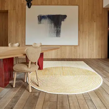 מודרני מינימליסטי עיצוב חדר השינה שטיח קטיפה רכות רכות טרקלין השטיח בסגנון נורדי שטיחים עבור הסלון סדיר החלקה מחצלת