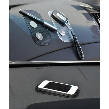 2022 קסם חדש לוח המחוונים במכונית Sticky Mat אנטי סליפ ' ל פד הטלפון מחזיק מפתחות מטבעות משקפי שמש אחיזה Pad